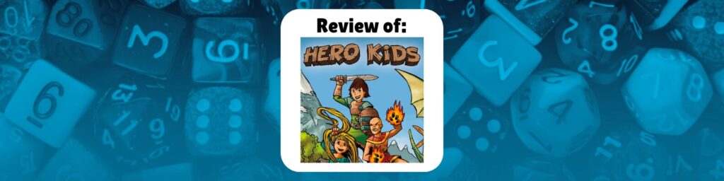 review of hero kids - tabletop RPG for kids - cover