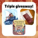 Triple Giveaway! Images shows covers for Cryptid Creeks, The Librarian's Apprentice, and Making a Tabletop RPG for YOUR Particular Kid