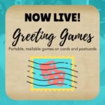 NOW LIVE! Greeting Games Mailable games on cards and postcards