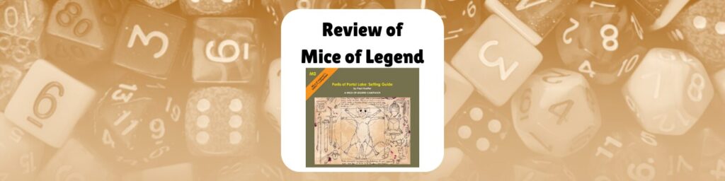 Review of Mice of Legend